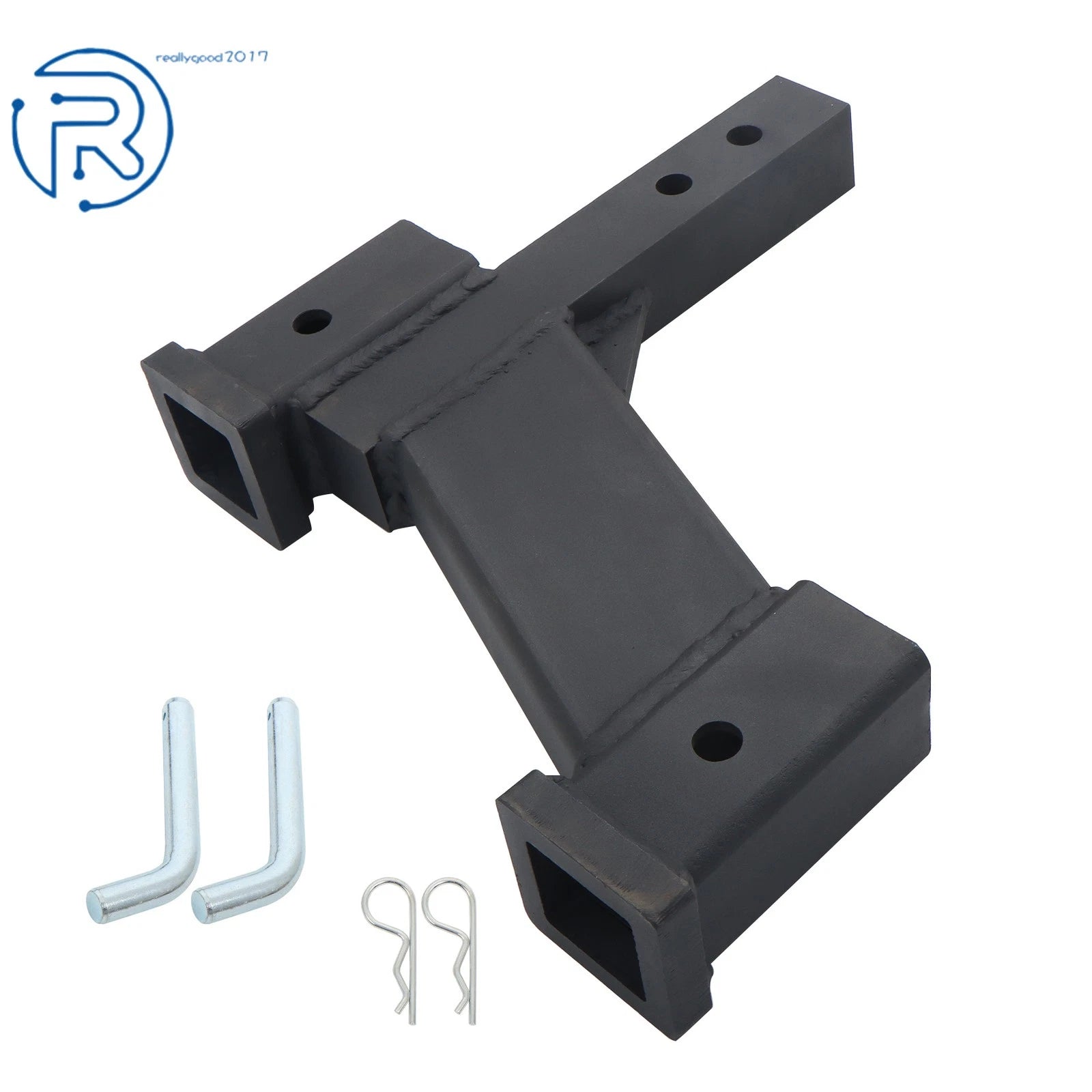 Dual Sleeve Hitch Adapter for Trucks (2" & 10" Rise Drop)