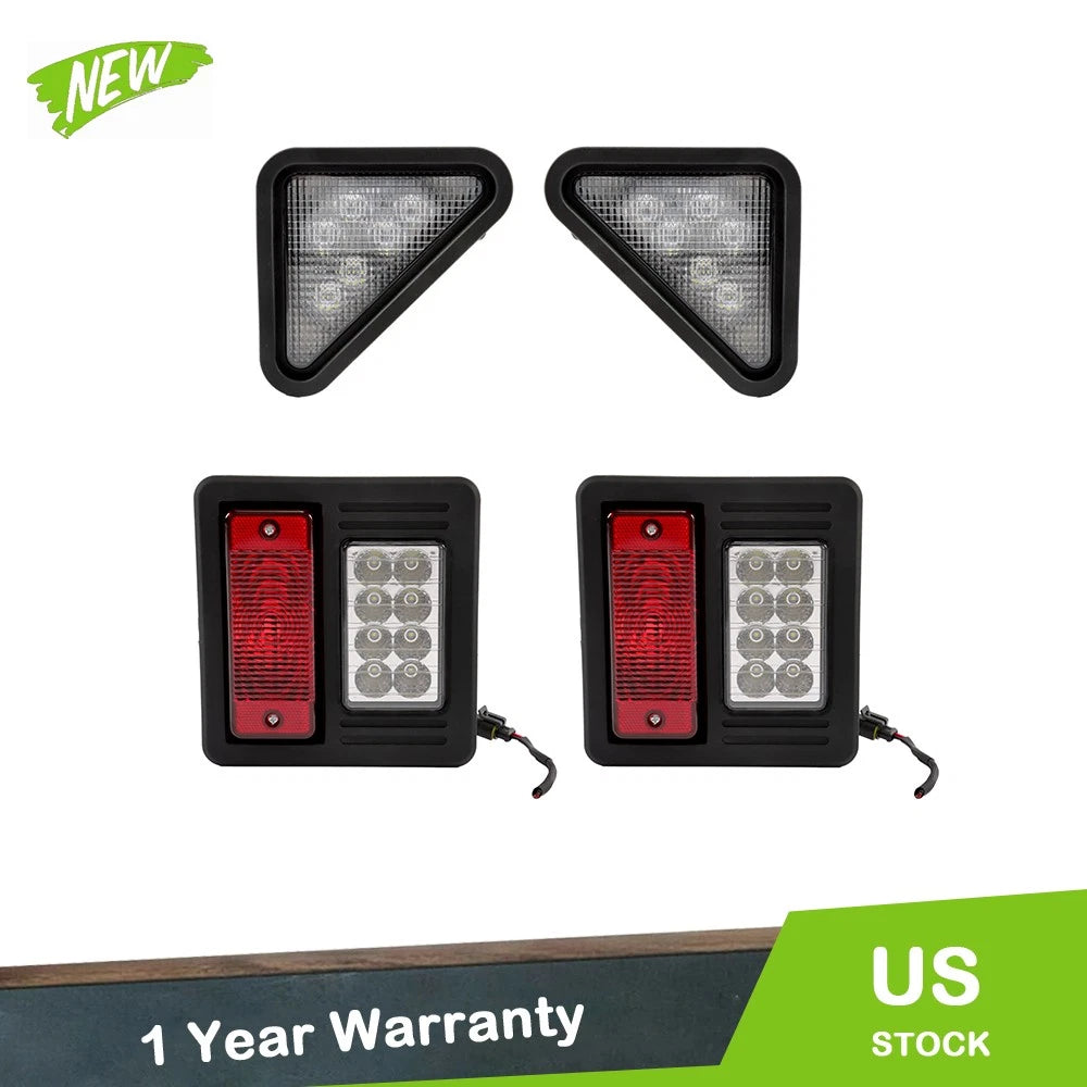 Front & Rear LED Light Kit for Bobcat T200 T250 T300 (7259523 7259524)