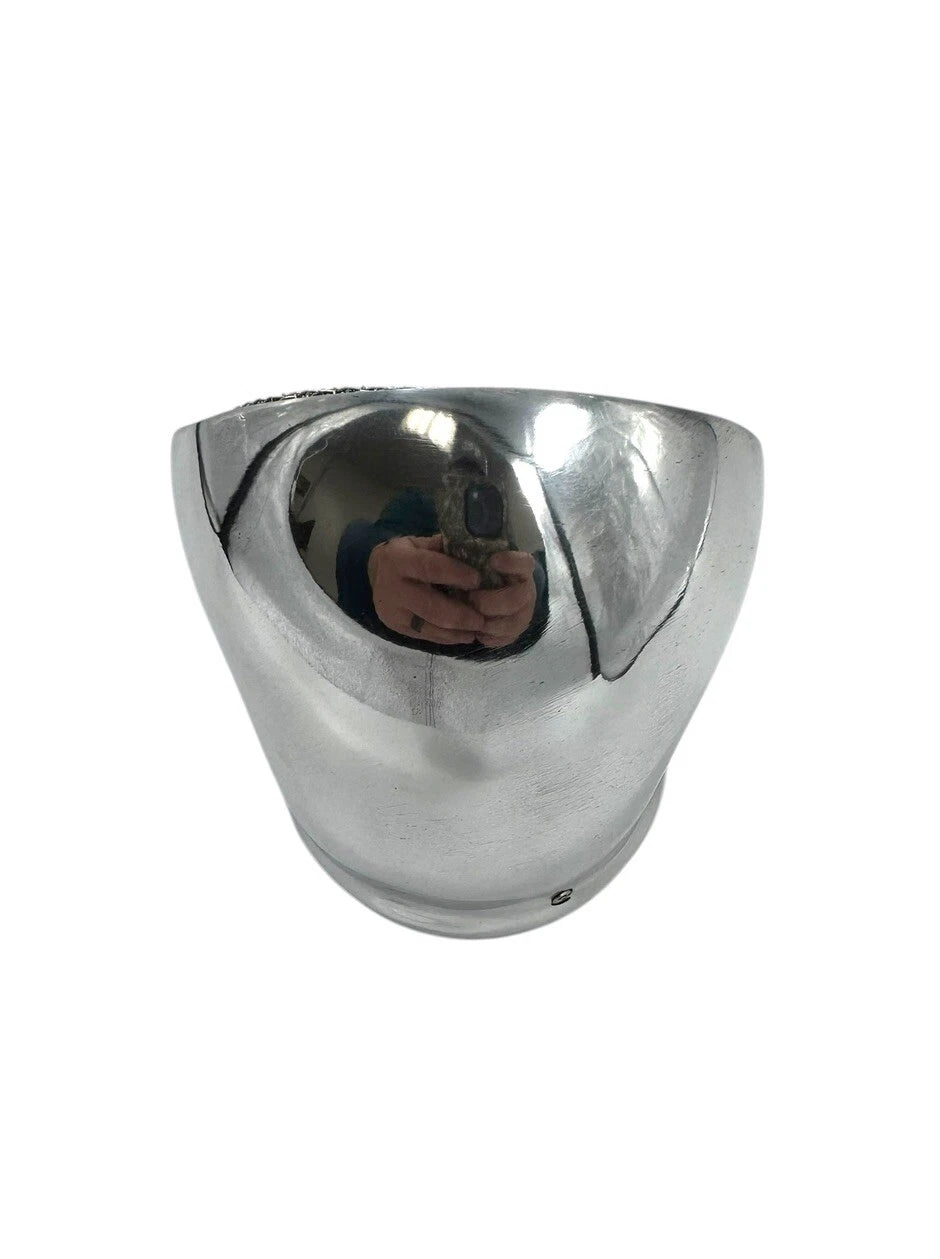 Air Cleaner Scoop Frog Mouth Polished for 2-5/8 Inch Carburetors