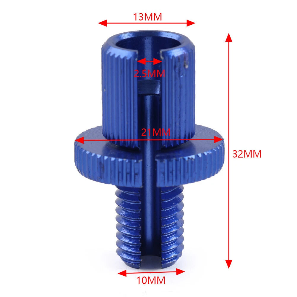 Set of 4 Clutch Brake Throttle Cable Adjuster Screws for ATV Pit Dirt Bike