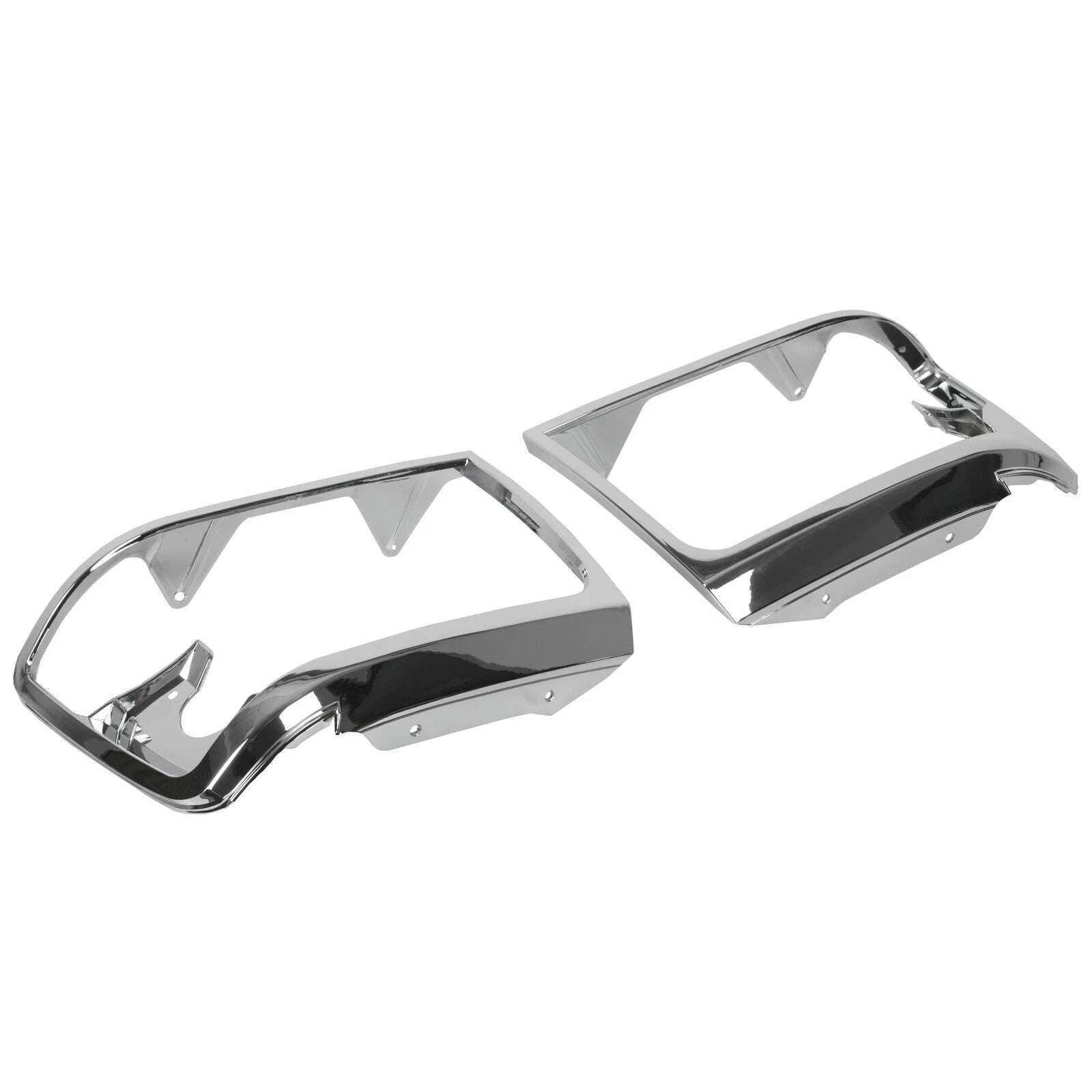 Set of 2 Chrome Headlight Trim Bezels for Ford Bronco F150 (1992–1996)