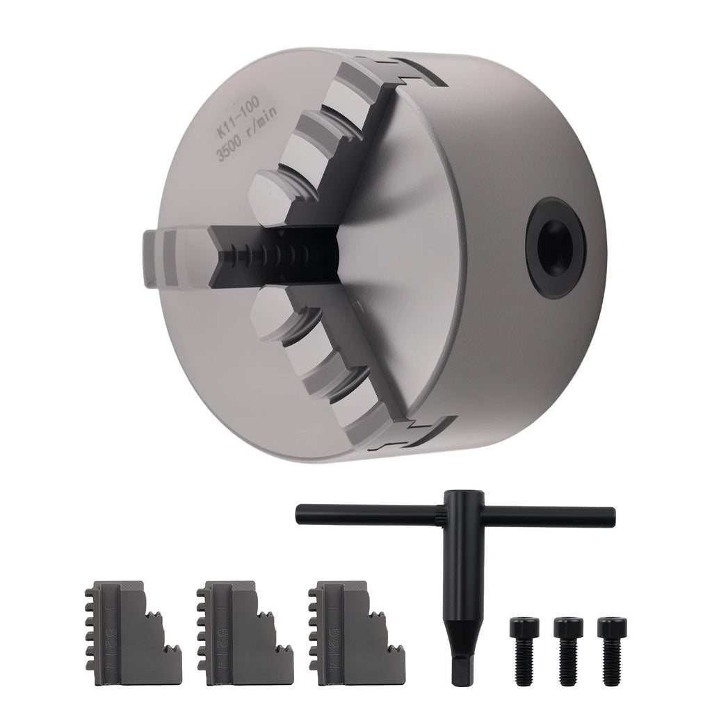 3 Jaw Chuck for K11-100 Lathe (100mm, 0.05mm Precision)