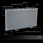 Full Aluminum Core Radiator DPI 1906 for Mitsubishi Diamante (1997–2004)