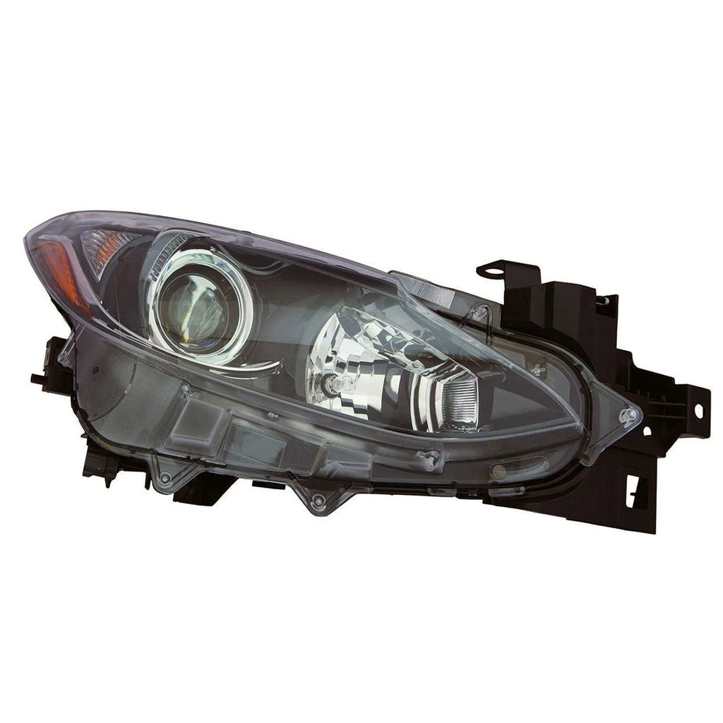 Replacement Passenger Side Halogen Headlight Assembly for compatible chart (2005–2015)