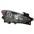 Replacement Passenger Side Halogen Headlight Assembly for compatible chart (2005–2015)