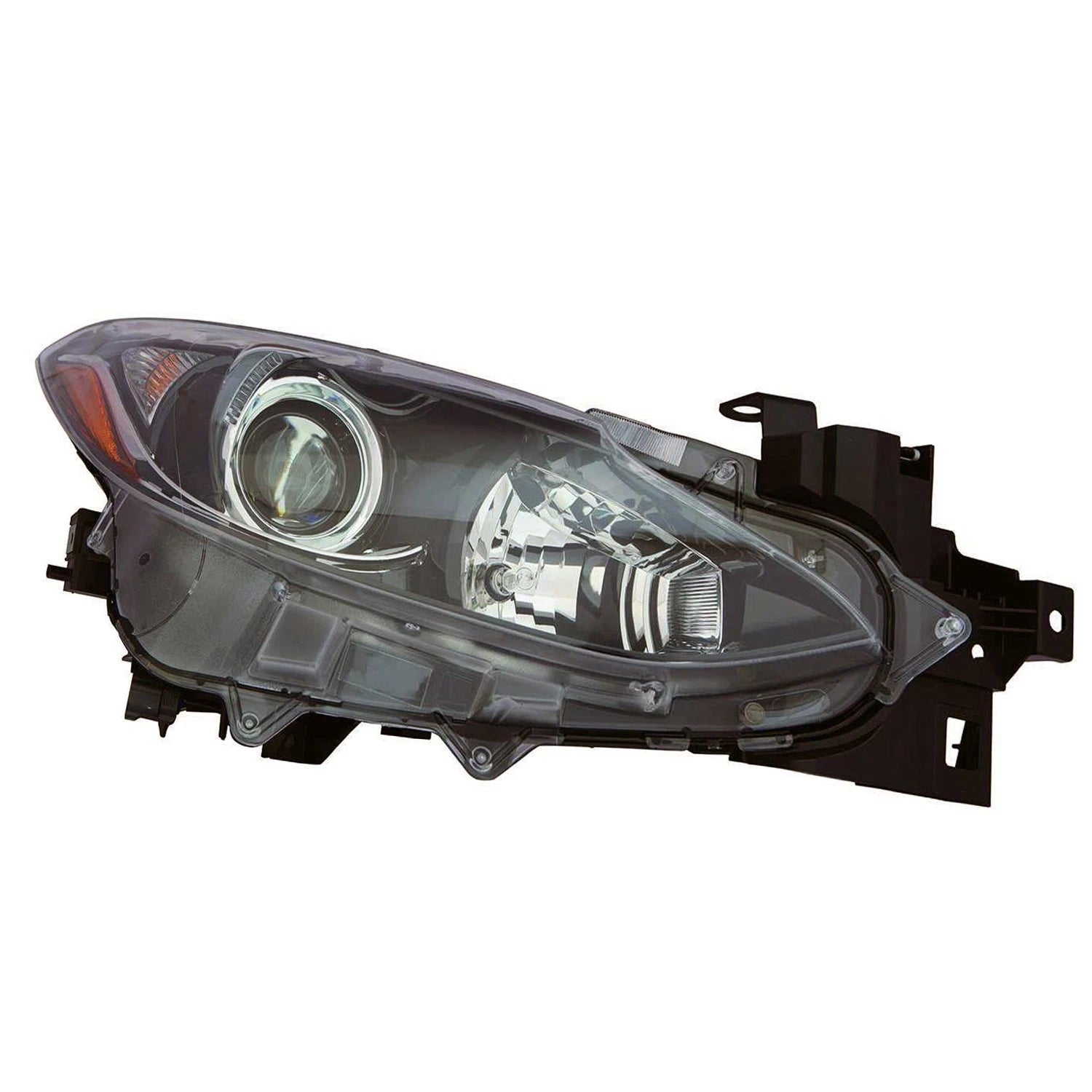 Replacement Passenger Side Halogen Headlight Assembly for compatible chart (2005–2015)