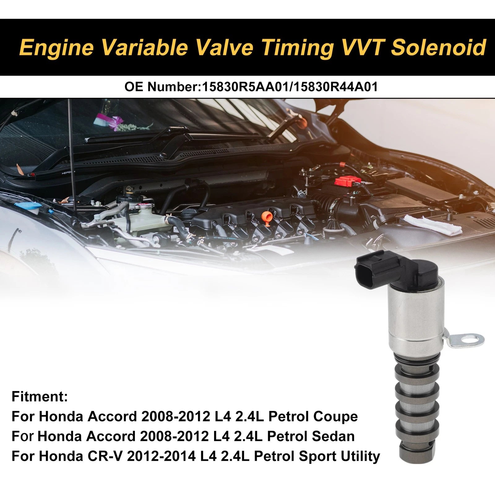 VVT Solenoid for Honda Accord (2008–2012) No. 15830R5AA01