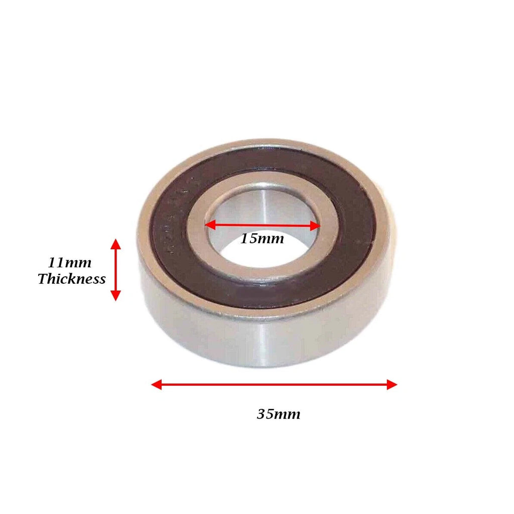 Bearing Rim 15mm Axle Wheel Bearing Sealed 6202RS for