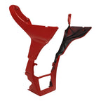 Side Fairing Chin Spoilers for Harley Road Glide (2017–2023) - Wicked Red Denim
