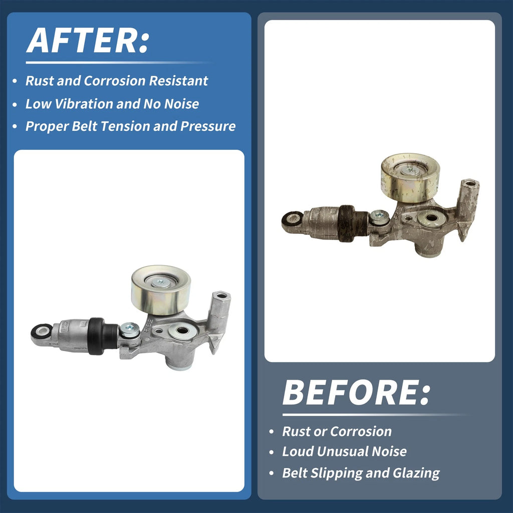 Belt Tensioner for Honda Accord (2018–2024) No. 3117059B015 Metal 1 Pc