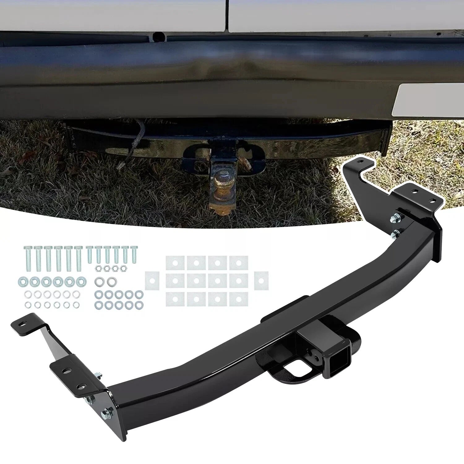 Class 5 Trailer Hitch Tow Receiver for Ford E150/E250/E350 (2000–2014) 2"