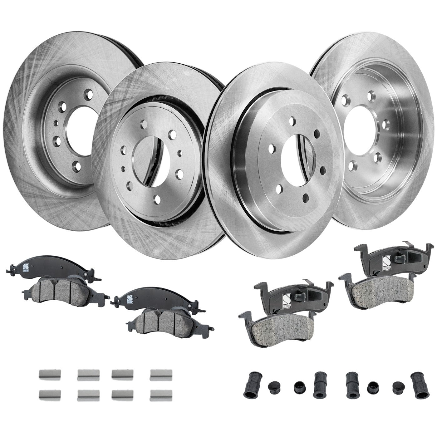 Brake Disc Rotors and Pads Kit for Lincoln Navigator, Expedition