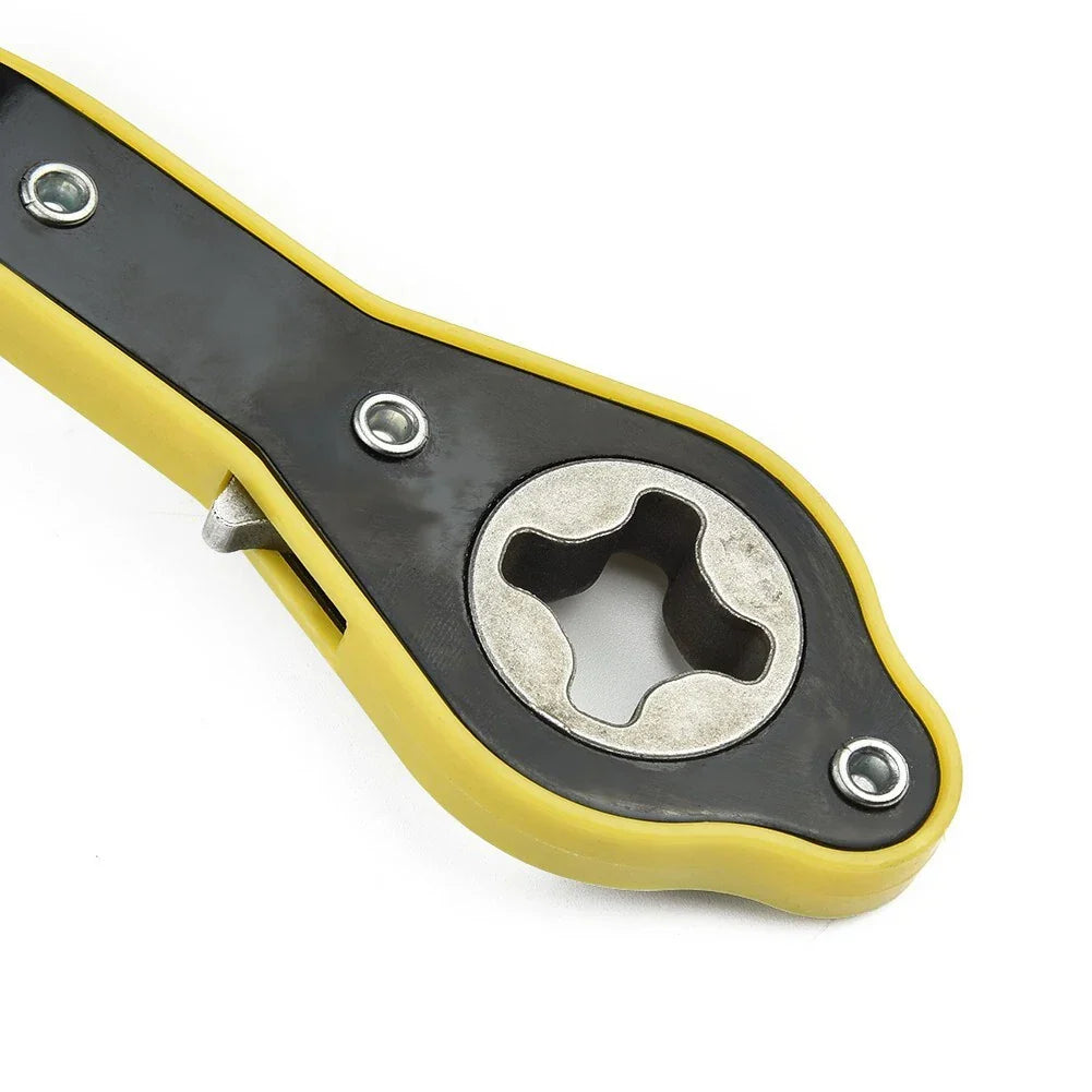 Labor-Saving Ratchet Wrench Scissor Garage Tire Wheel Lug Wrench Hand Tool