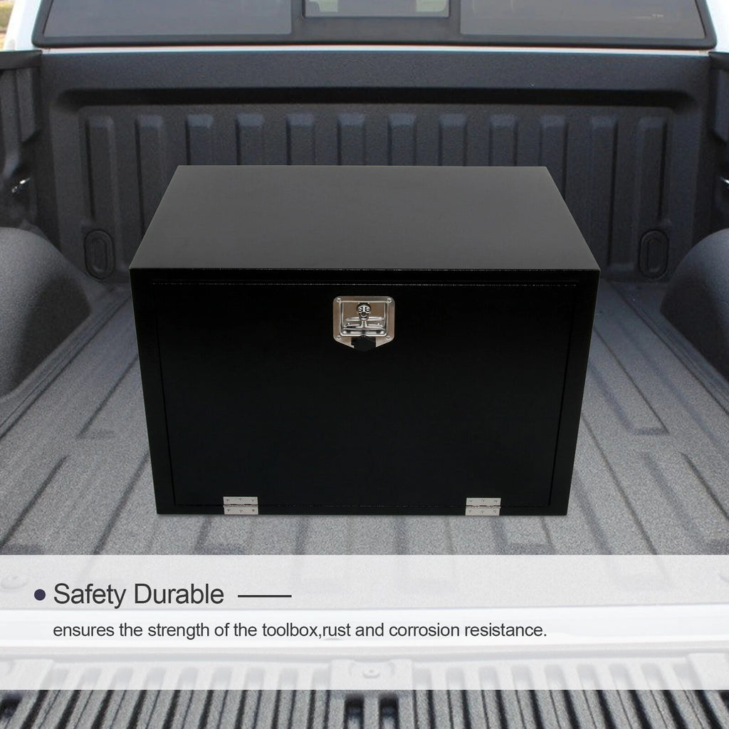 Black Steel Tool Box for Pickup Truck (36"x24"x24")