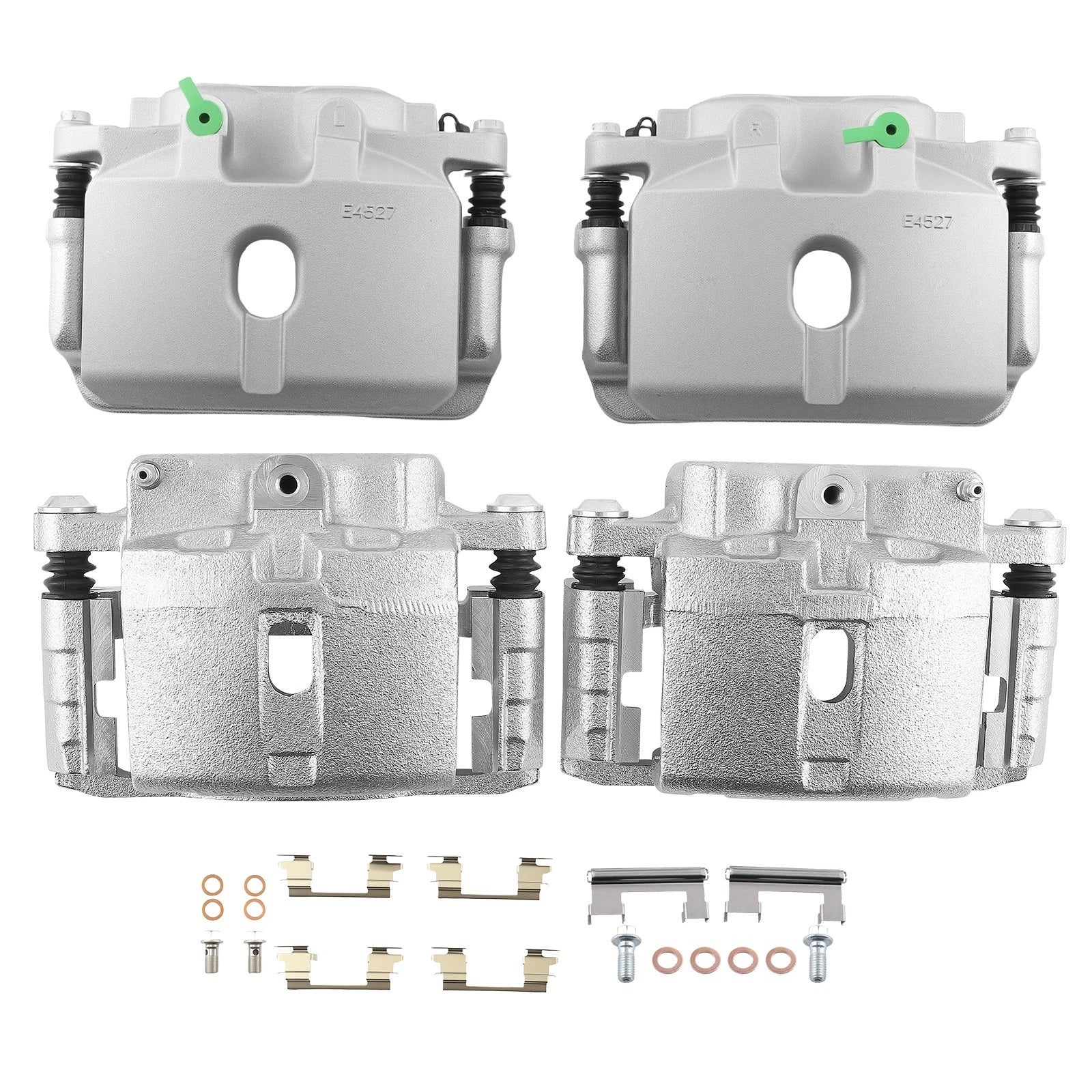 Set of 4 Disc Brake Calipers w/Bracket for Cadillac Escalade (2002–2006)
