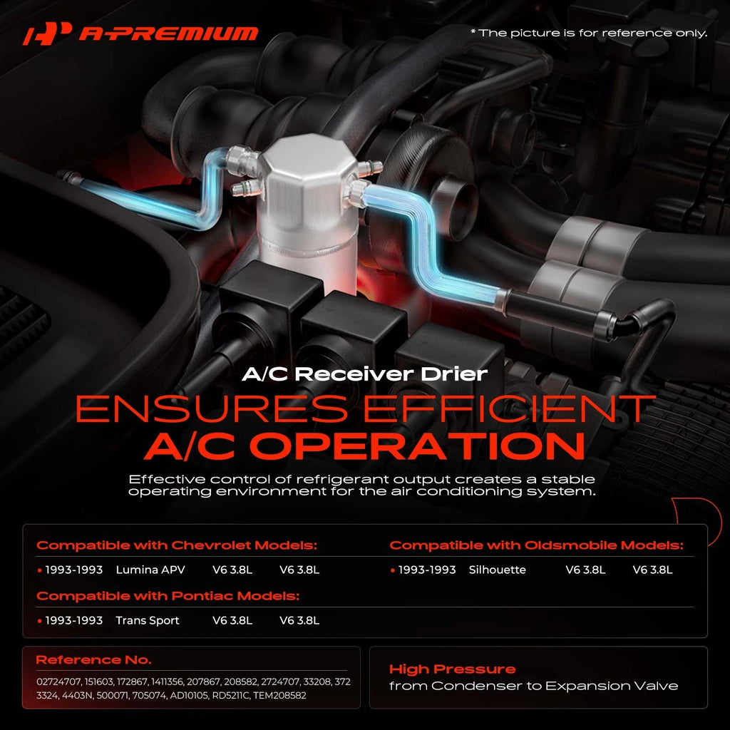 A/C Accumulator Receiver Drier for Chevrolet Lumina APV (1990–1996)