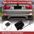 Tow Hook Cover Cap for BMW X5 E70 (2011–2013) No. 51127271815 Black