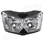 Front Headlight Assembly for Kawasaki Z1000 (2007–2009) Black Housing