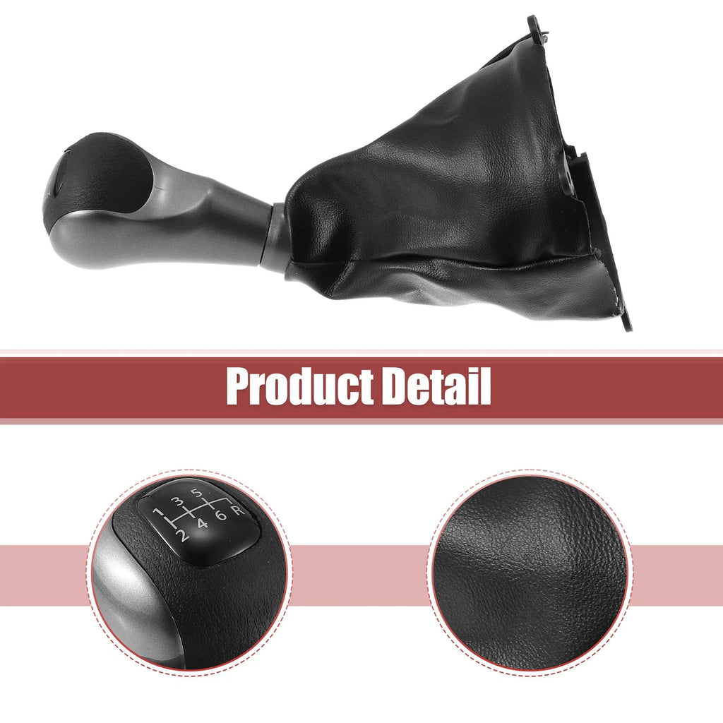 Set of 1 Manual Gear Shift Knob 6 Speed for Honda Civic (2006–2011) 54102-SNA-A01 Black