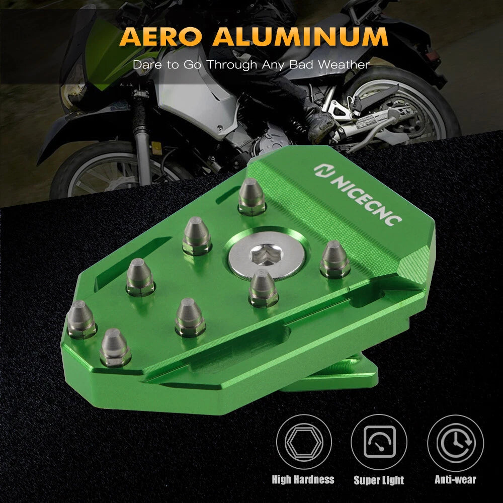 Alu Rear Brake Pedal Plate Tip Extension Pad for Kawasaki KLR650 (2008–2018)