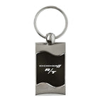Black Rectangular Wave Keychain - Officially Licensed for Dodge R/T