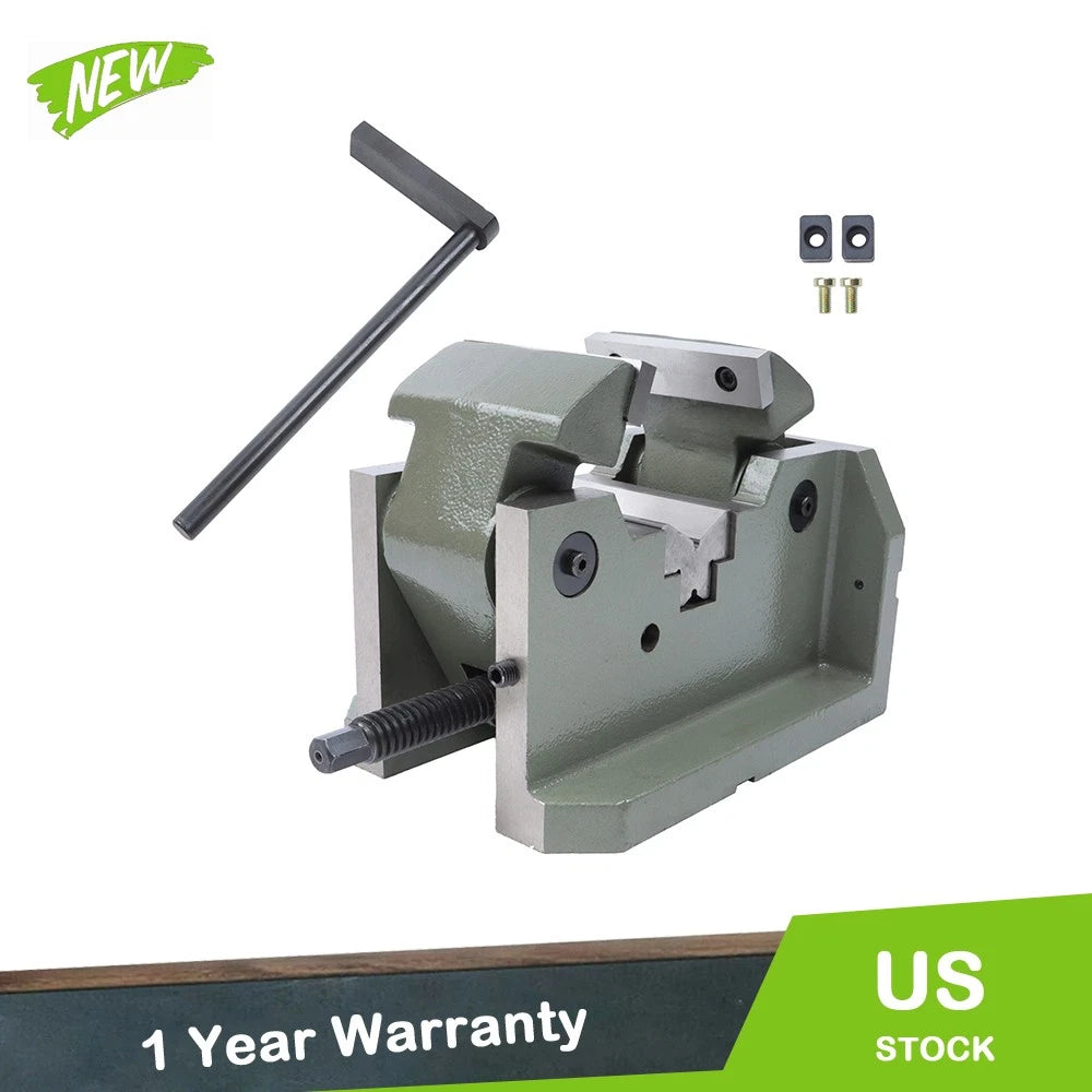 4" Horizontal Vertical Machine Vise for Holding Shafts and Round Parts