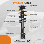 Quick Complete Front Strut Spring Assembly for Hyundai Santa Fe (2010–2012)