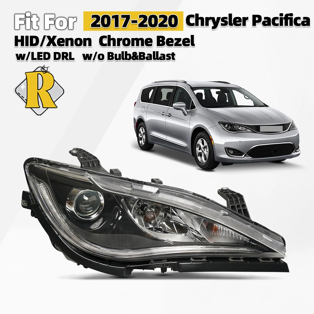 HID Headlight w/LED DRL for Chrysler Pacifica (2017–2020) Right