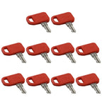 10X Ignition Key Set for Heavy Equipment AT195302 OEM Replacement