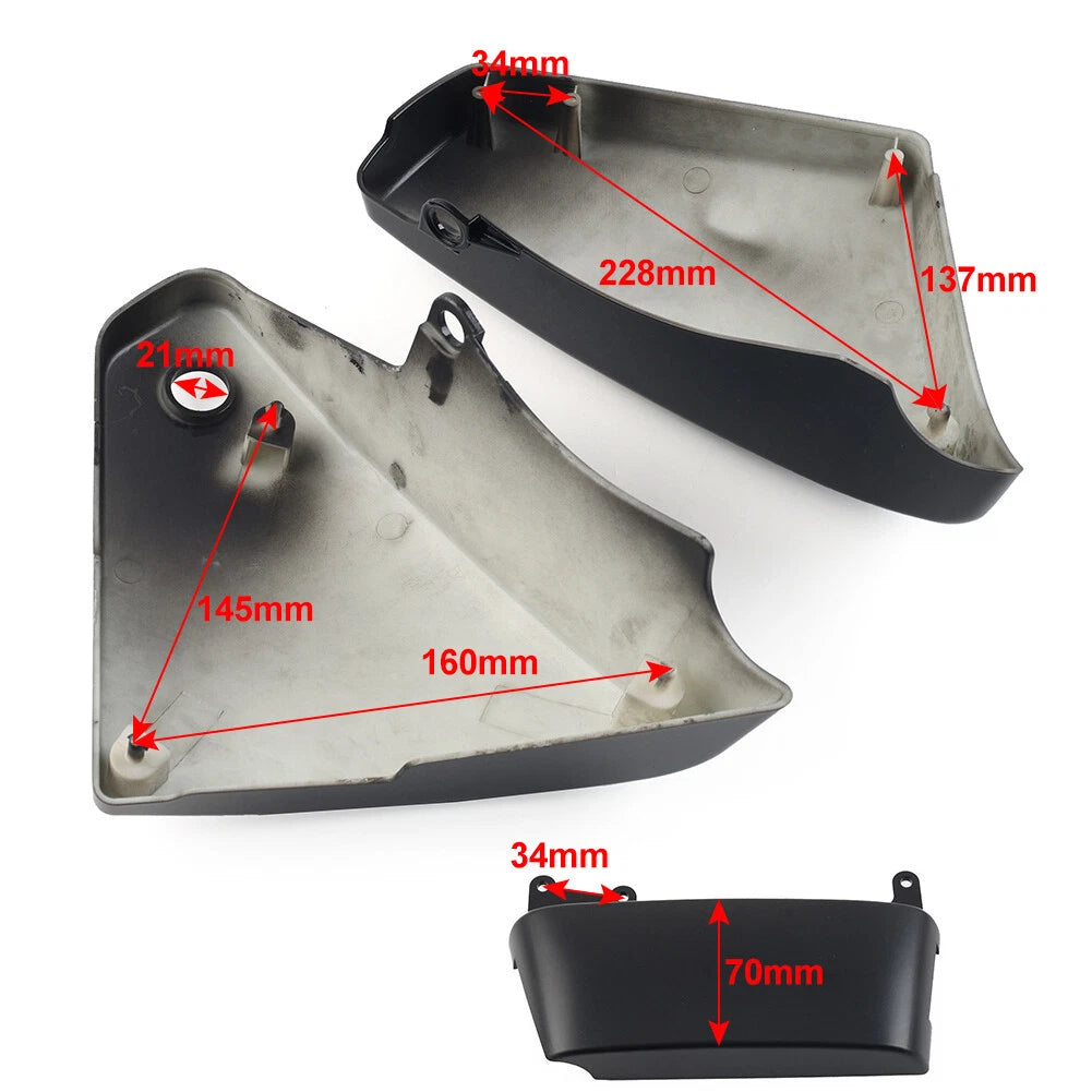 Pair Battery Side Fairing Covers for Kawasaki Vulcan VN900 (2006–2020)