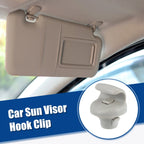 2X Sun Visor Clip Retainer for Infiniti FX35 (2003–2008) Gray