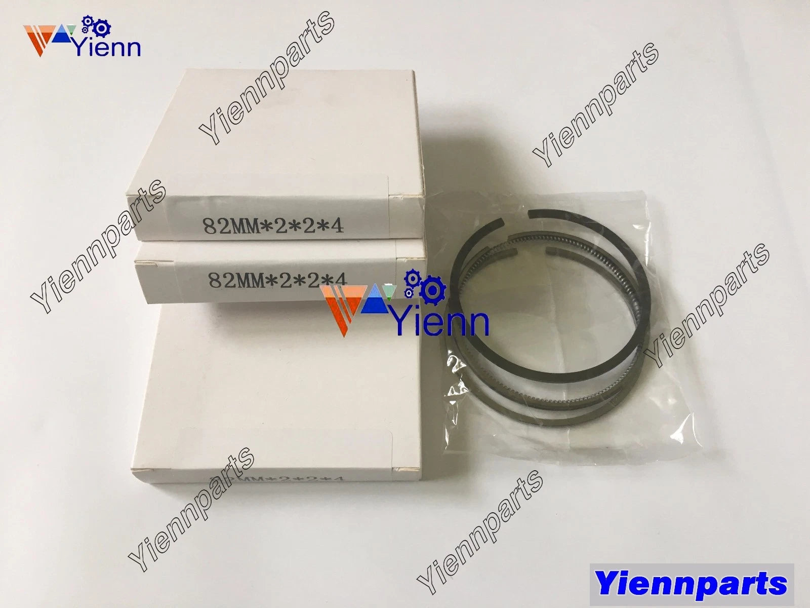 Piston Kit W/ Ring for Yanmar US250 US300 Tractor (3TN82 3TN82E 3TN82TE)