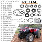 Rear Differential & Axle Seal Kit & Nut Tool for Honda Rancher 400 (2004–2007)