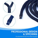 Set of 4 Double Braided Nylon Boat Dock Lines for (20FT)