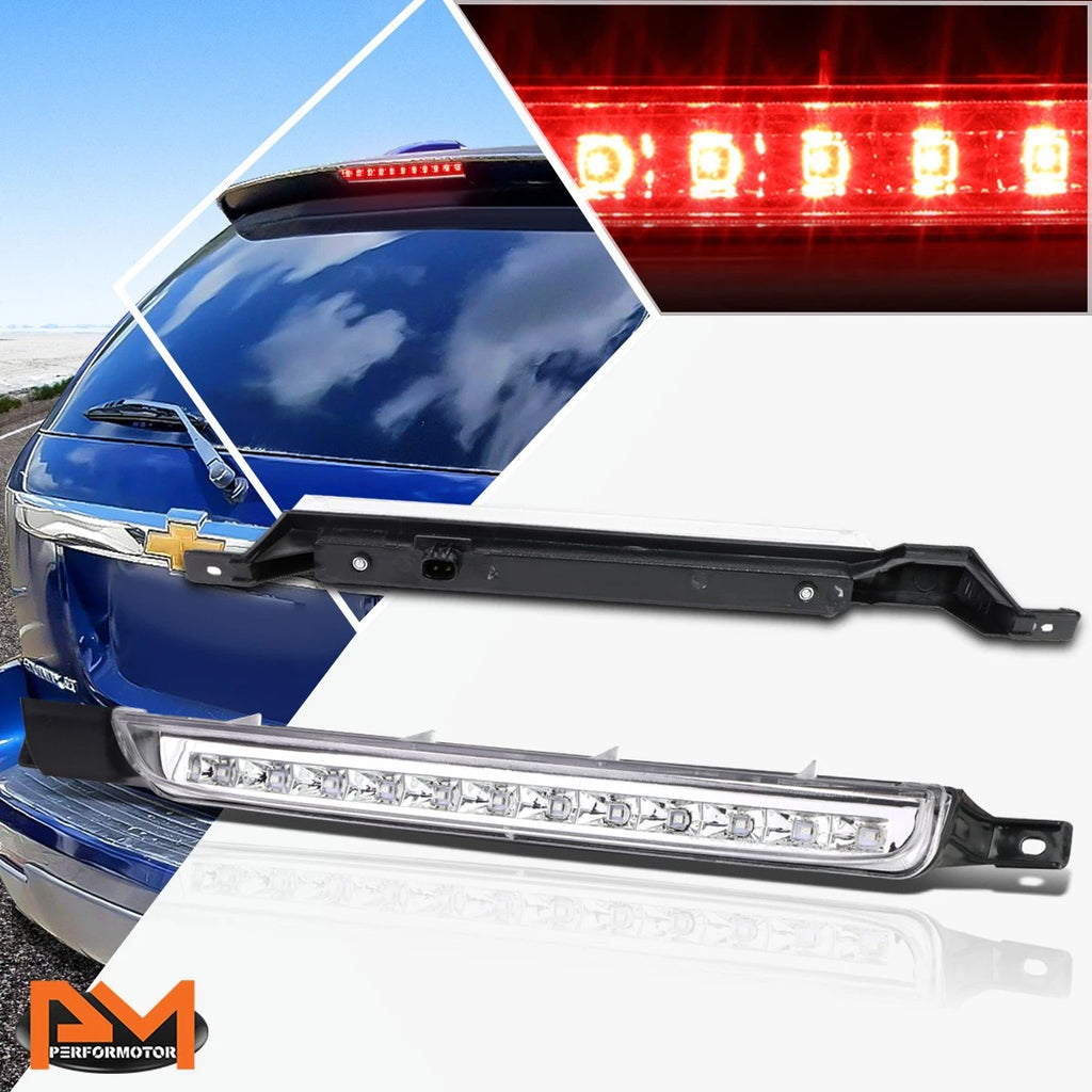 Full LED Third Tail Brake Light for Chevy Equinox (2007–2009) Chrome
