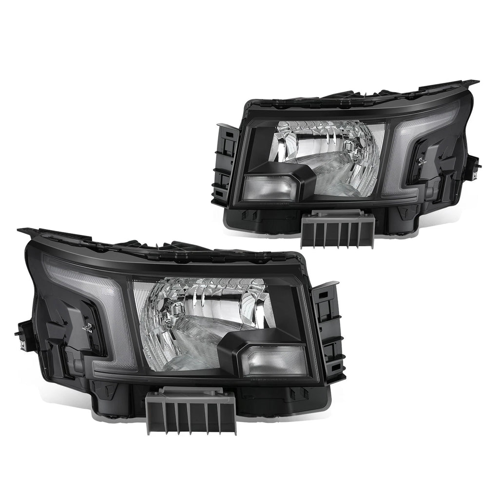 Front Right Headlight for Nissan Frontier (2022–2025) - Black Housing, Clear Lens