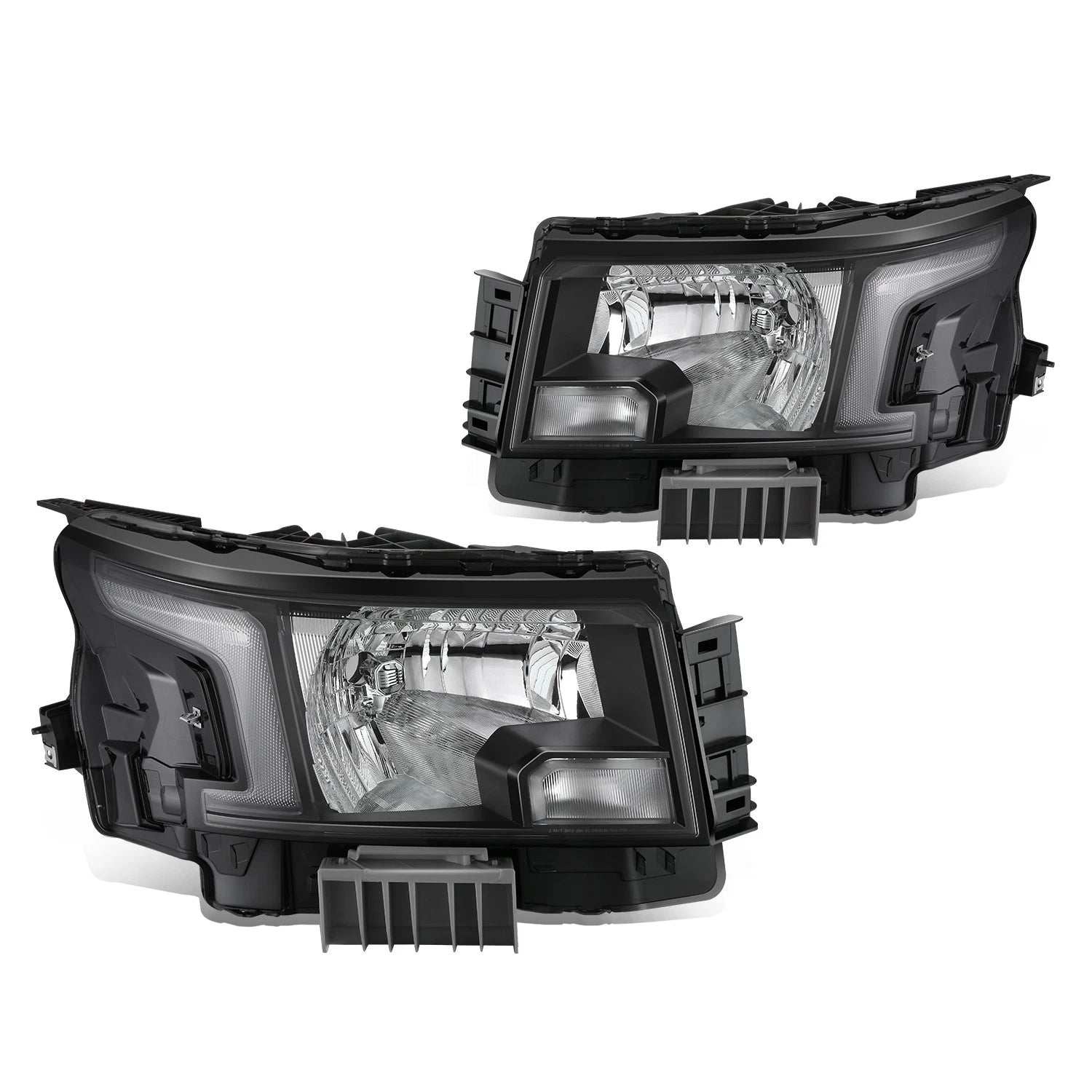 Front Right Headlight for Nissan Frontier (2022–2025) - Black Housing, Clear Lens