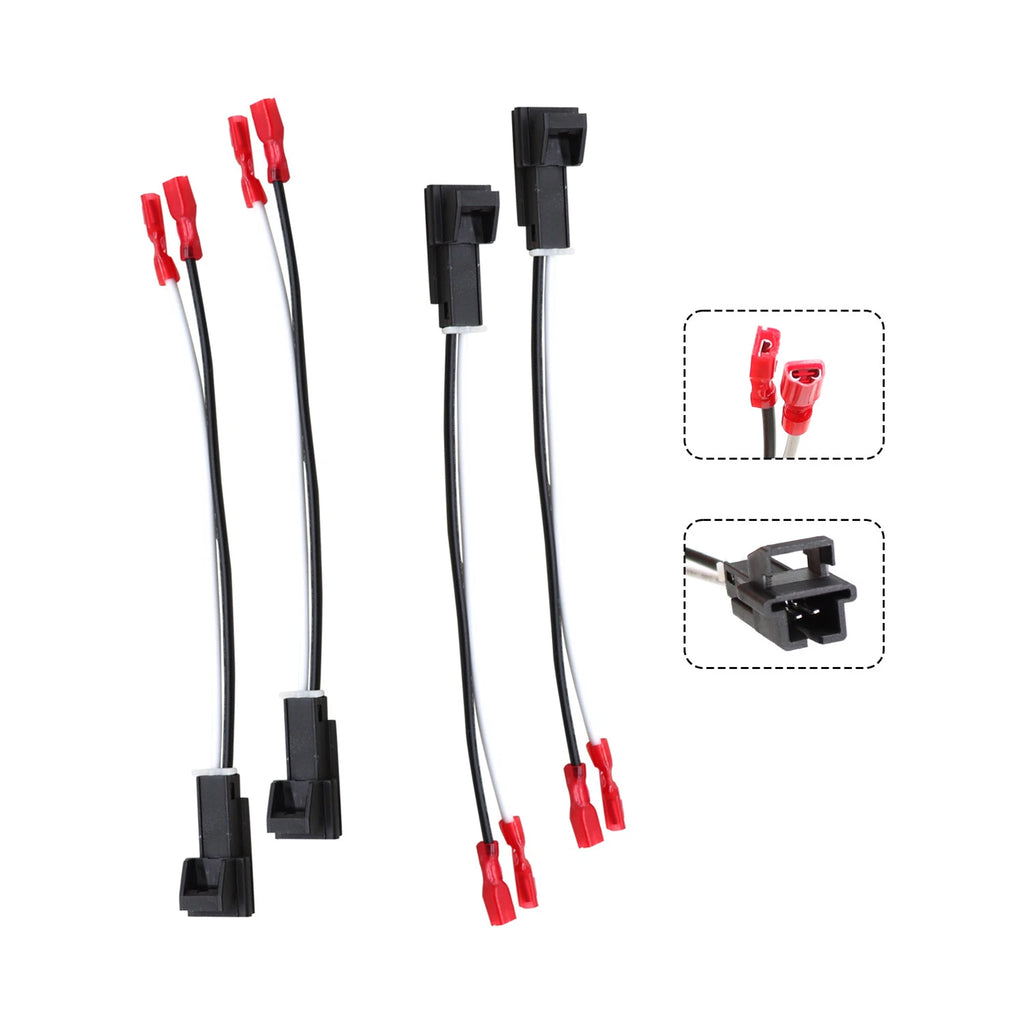 4X Radio Speaker Wiring Harness Adapter for GMC Chevy Buick Cadillac (1972–4568)