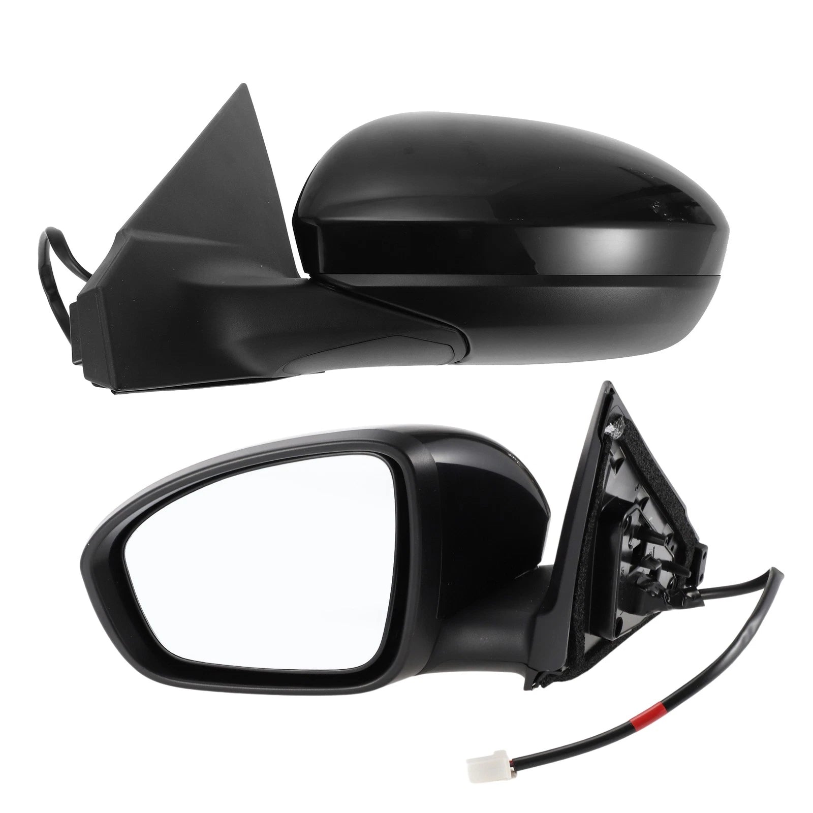 Left Side Door Mirror for Nissan Sentra (2020–2022) Manual Folding Black