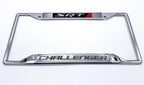Chrome Metal License Plate Frame for Dodge Challenger SRT (2015–2023)