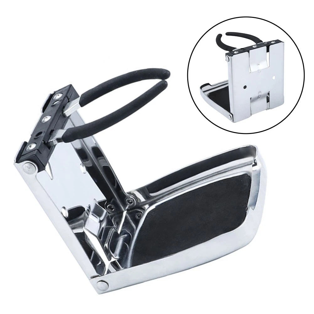 Adjustable Stainless Steel Cup Holder for Boat RV Truck Yacht (Compact)