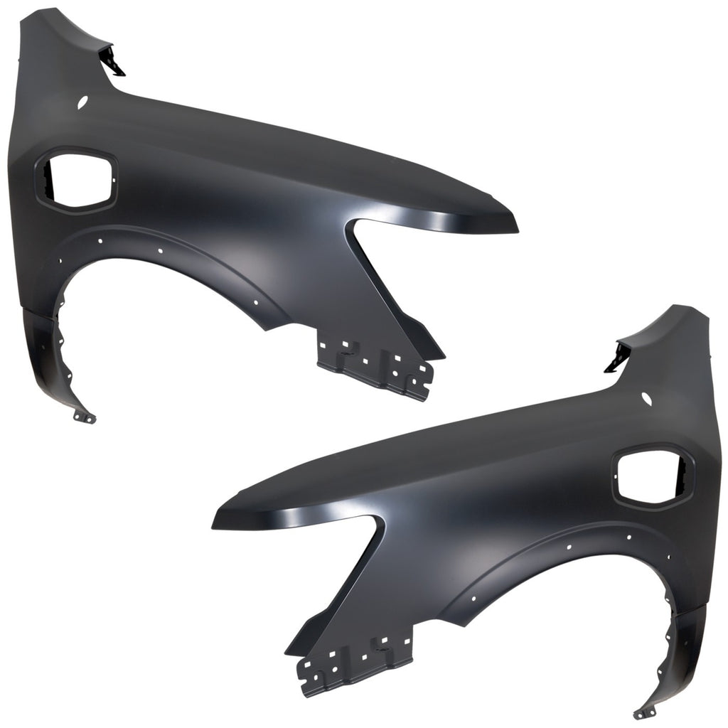 Fender Set for Nissan Titan XD (2016–2017) with Wheel Opening Mouldings