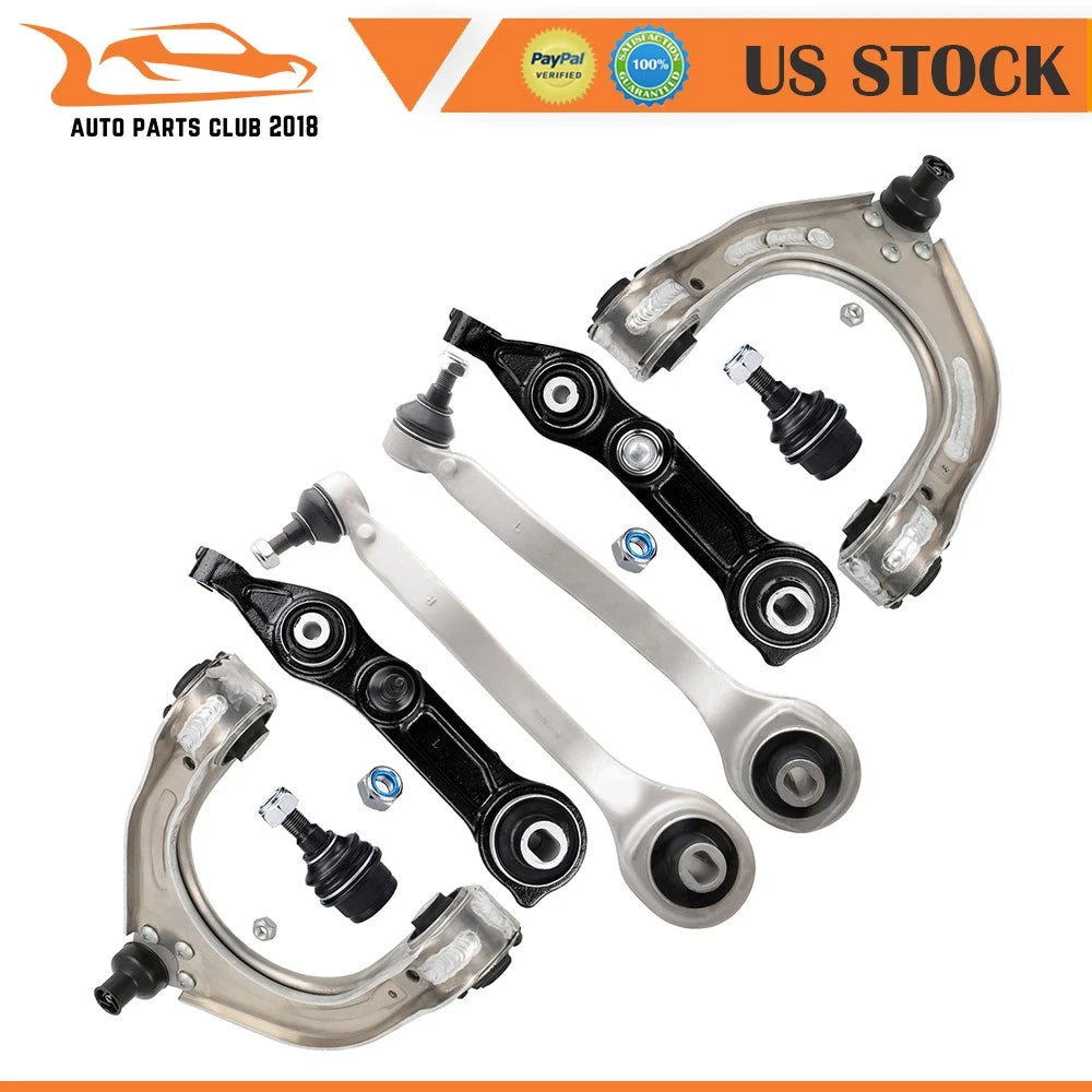 Set of 8 Control Arms and Ball Joints for M-Benz E320 (2003–2008)