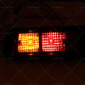 2X Rear Bumper Light Reflector Lamps for Land Cruiser Prado J90 (1995–1999)
