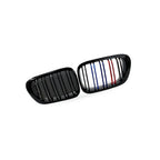Gloss Black Dual Line M Style Grille for BMW 3 E46 M3 Coupe (1998–2002)