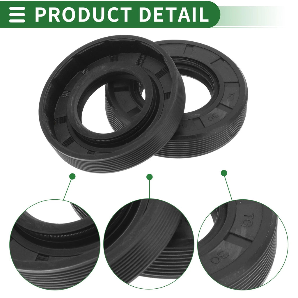 Set of 5 Oil Seal TG4 Lip Seal Ring for Rotary Shaft 30x56x12mm NBR Rubber