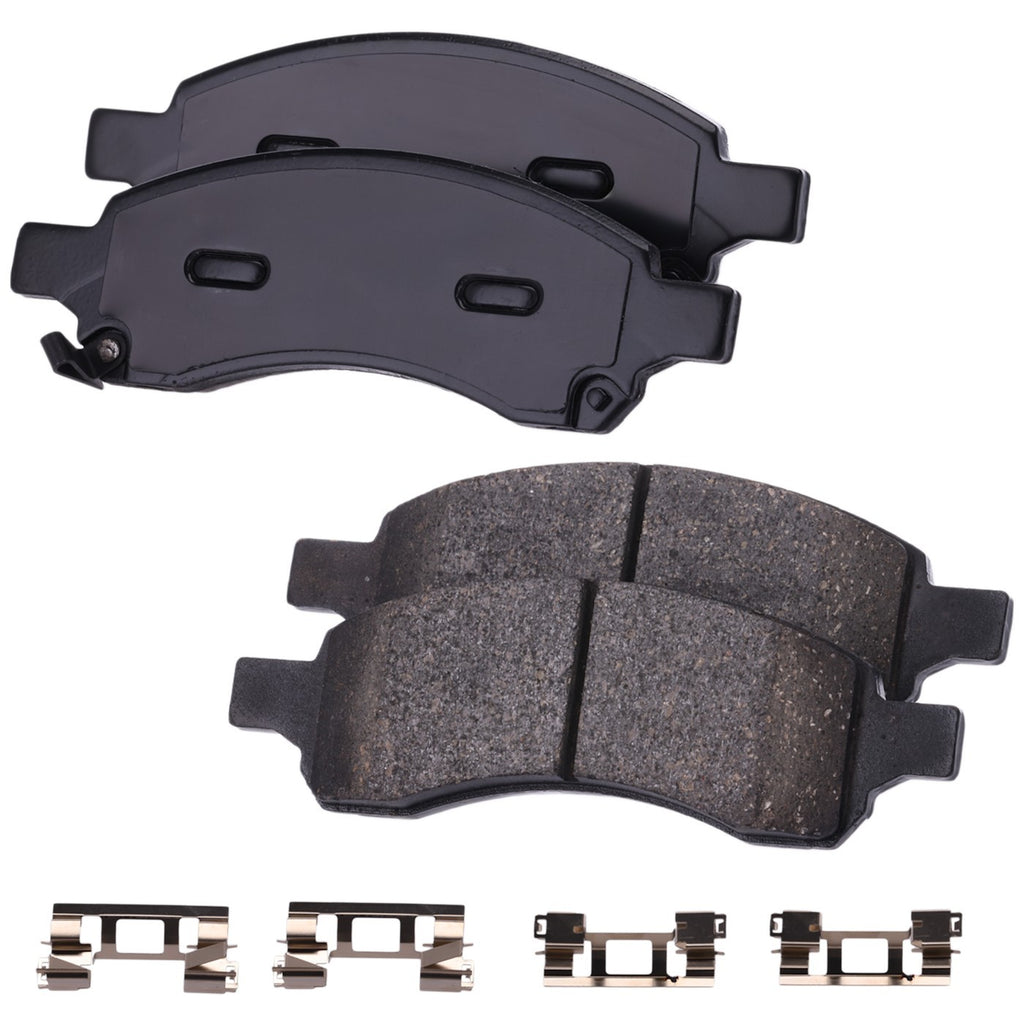 Front Ceramic Brake Pad Set for Chevrolet Traverse, Acadia (2009–2017)