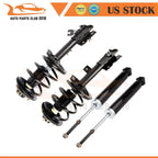 Set of 4 Struts & Shocks Springs Mount for Nissan Murano (2003–2007)