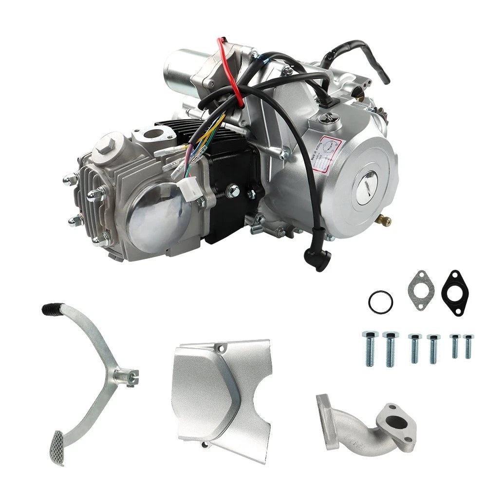 125cc 4-Stroke ATV Engine Motor for ATV Quad Go Kart (3-Speed, Reverse)