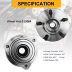 2X Front Wheel Bearing Hub for Jeep Grand Cherokee TJ Wrangler Comanche (1993–2006)